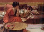 H.Siddons Mowbray Idle Hours oil painting artist